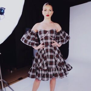 Plaid Baby Doll Dress